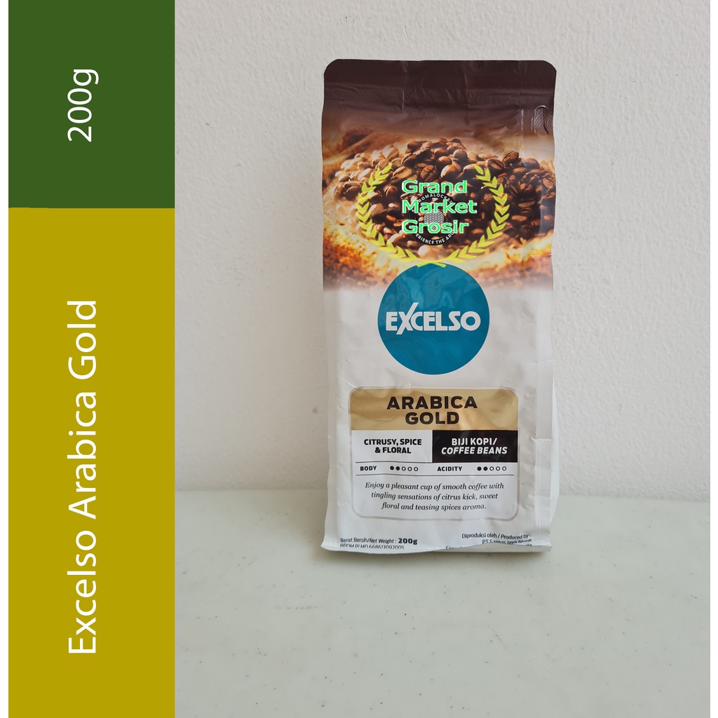 

Excelso Arabica Gold Citrus Spice & Floral Kopi Arabika 200 gr