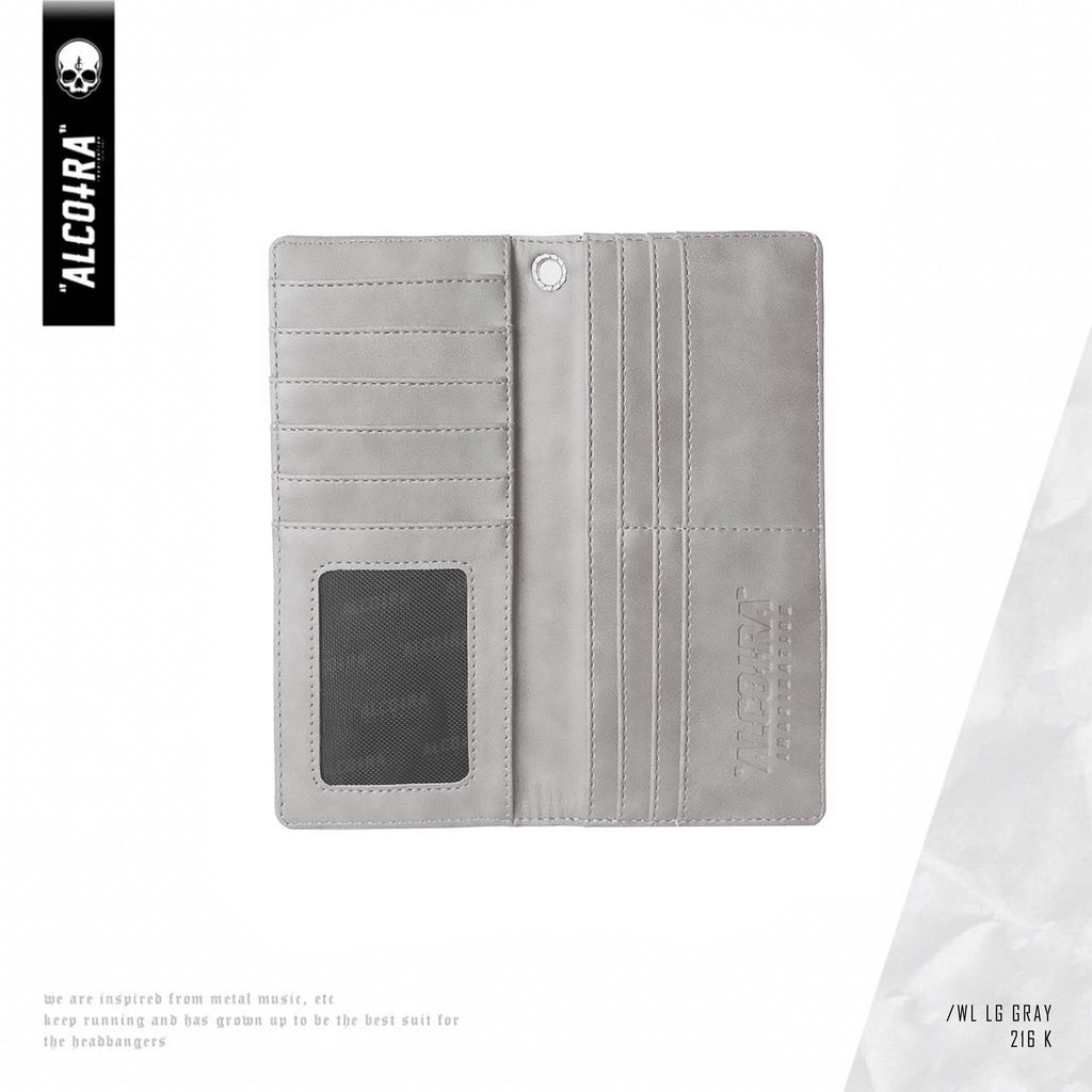 WL LG GRAY // DOMPET PANJANG GRAY