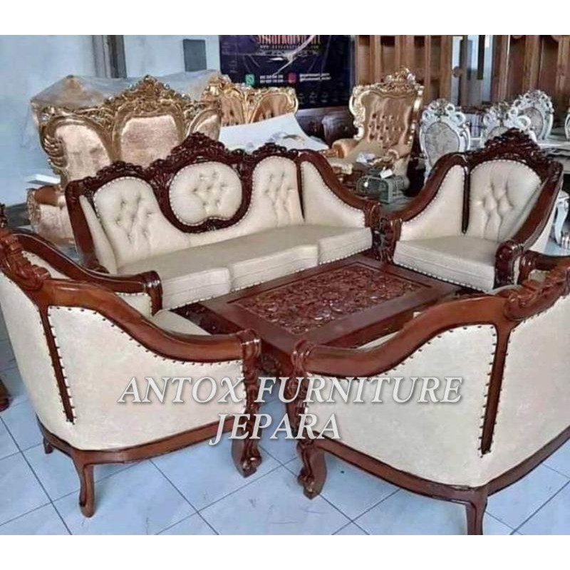 kursi sofa tamu ukiran mebel Jepara kursi sofa ukiran furniture Jepara