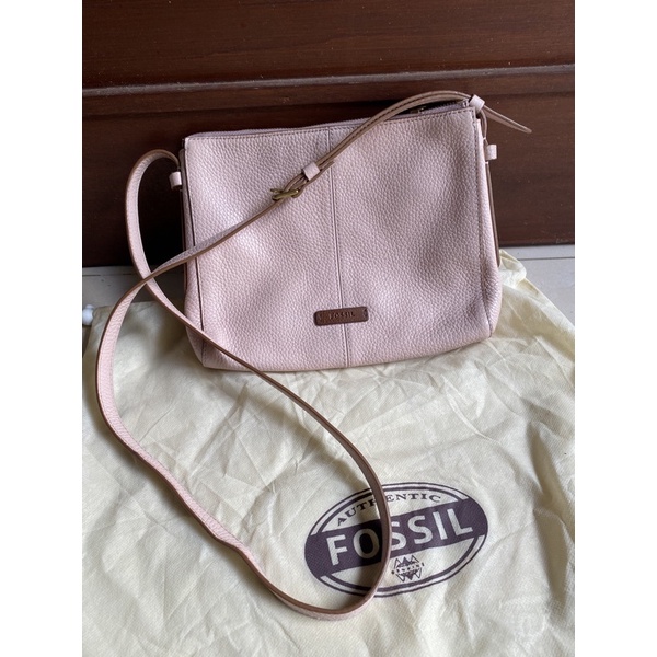 Tas fossil felicity crossbody dusti rose preloved #tasfossil #fossilpreloved #fossiloriginal #felici