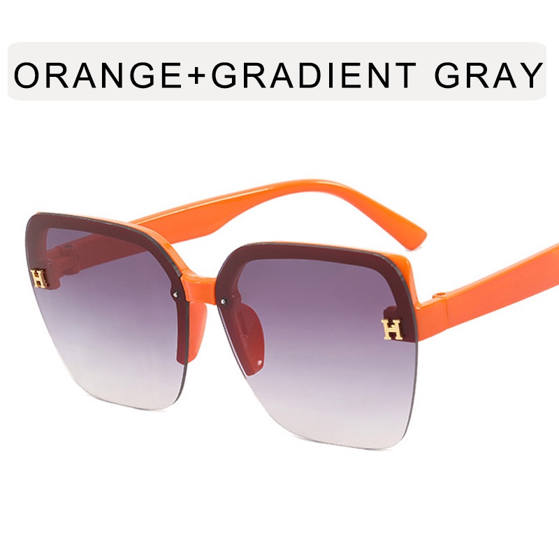 2021 Kacamata Hitam Bentuk Kotak Untuk Pria / Wanita