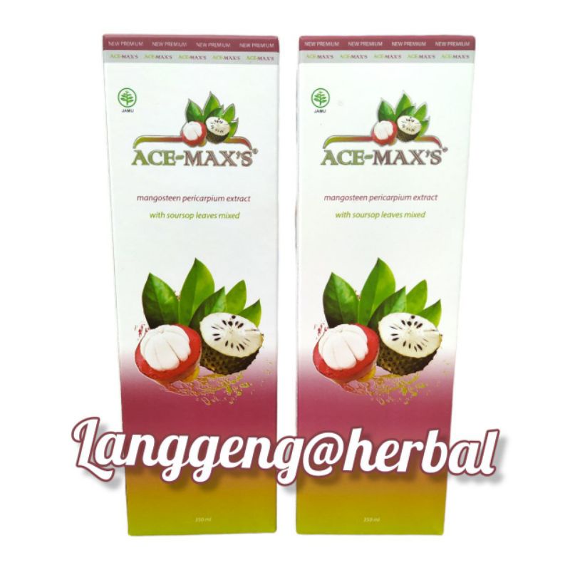 

ACE-MAX'S | ACE MAXS ORIGINAL 350ml extrak kulit manggis & sirsak