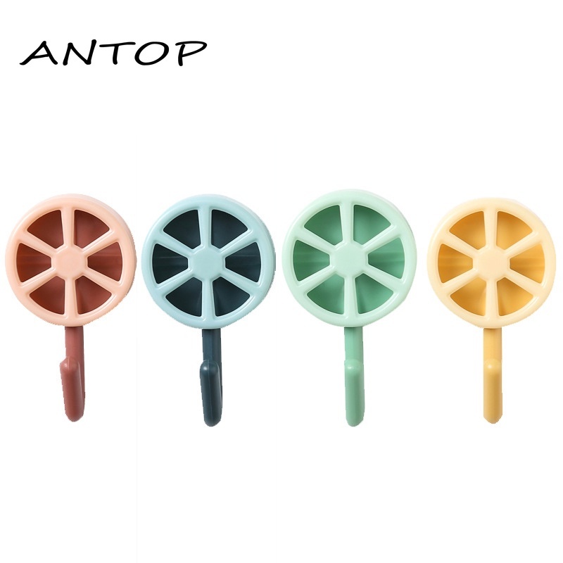 Kait Holder Aneka Barang Desain Lemon Warna Warni Untuk Dinding Dapur / Kamar Mandi  ANTOP