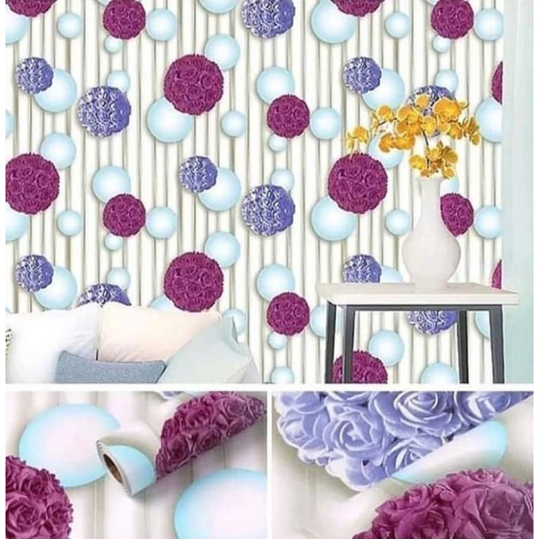 WALLPAPER  DINDING MOTIF KOTAK HIJAU BATANG