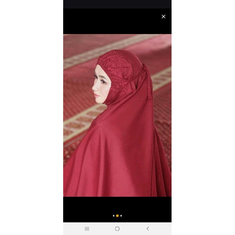 Nadira - mukena brukat rafenia (all size)