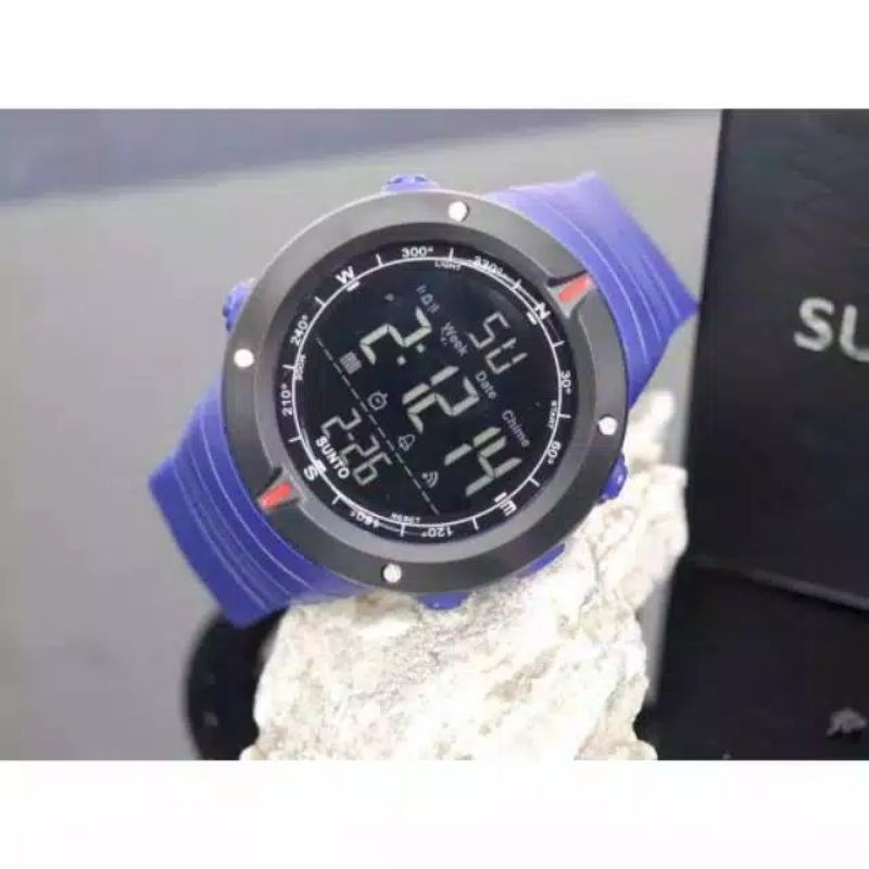 (Cod✓)Jam Tangan Pria Suntto Digital  Strap Rubber(Dikirim Dari Jakarta)