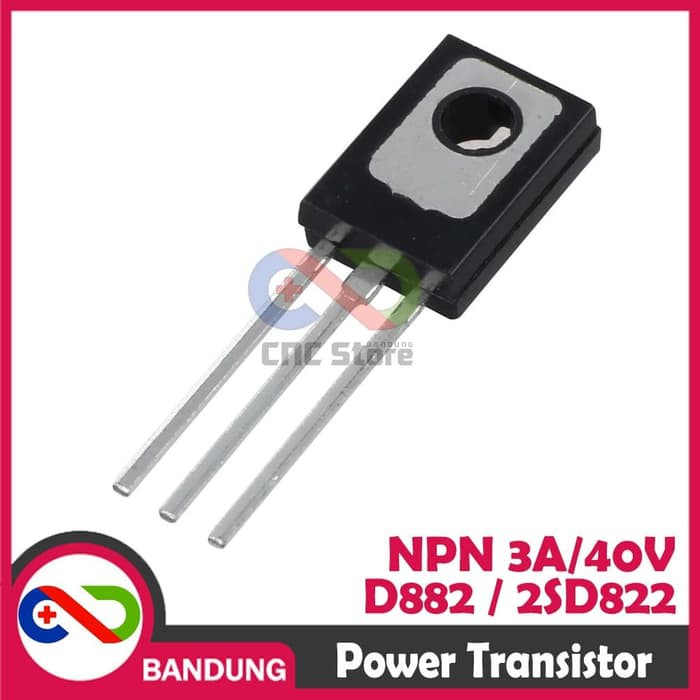 D882 2SD822 TO-126 3A/40V NPN POWER TRANSISTOR