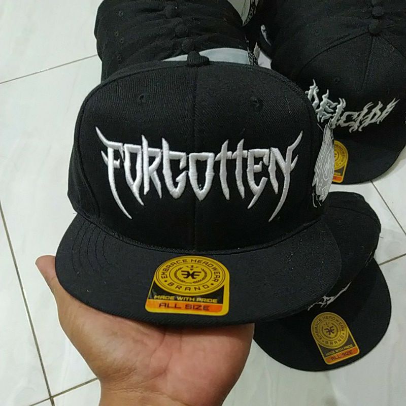 Topi Snapback Metal forgoten pria distro