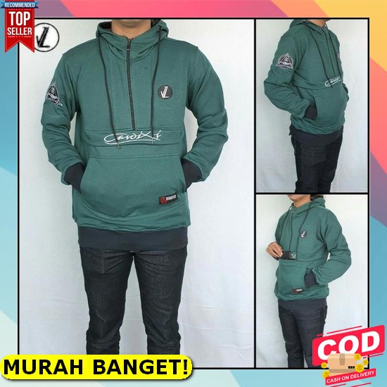 Erfolg Clothing Jaket Zipper Pria Wanita Jumbo Bigsize Sweater Hoodie Resleting Model Casual Distro 