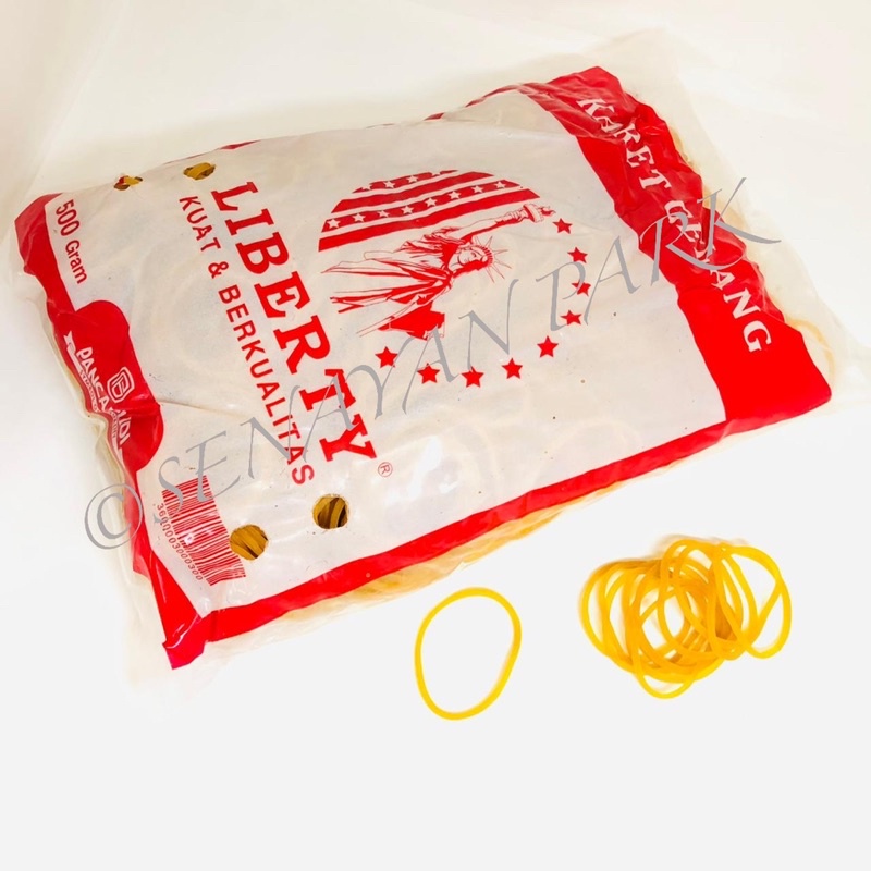 KARET GELANG KUNING LIBERTY 500 GRAM ORIGINAL 500GR TERKUAT DI BUMI PROMO SEN