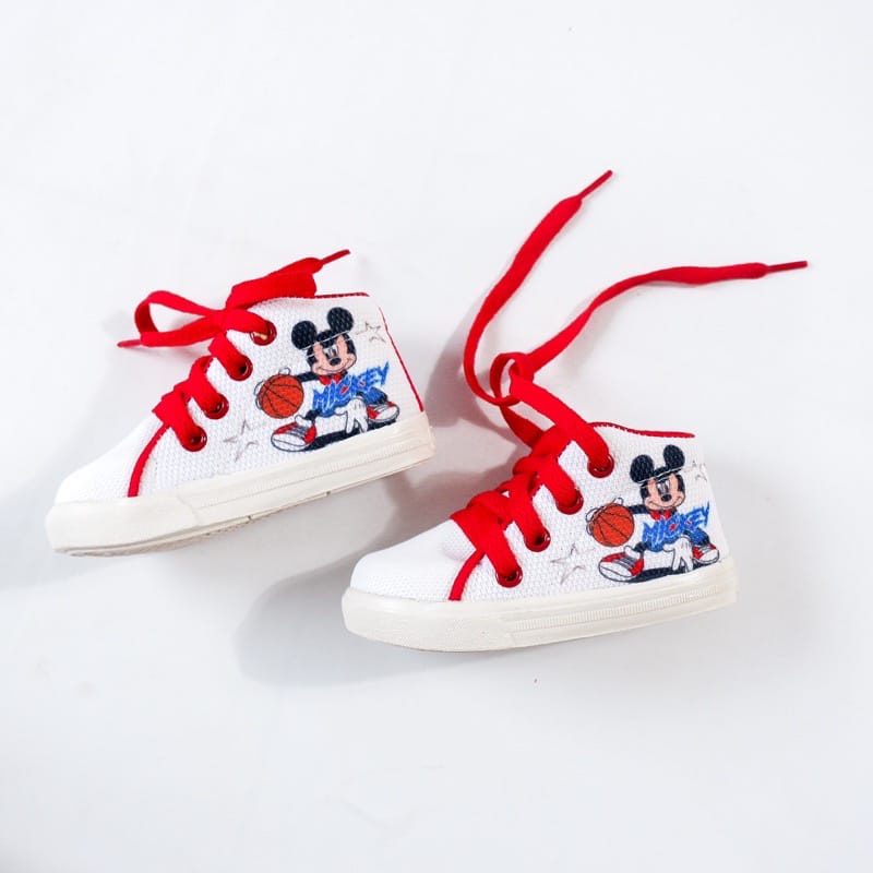 Sepatu Anak Bayi Laki Laki Perempuan Baby Kids 1 2 Tahun Mickey Mouse Sepatu Bayi Sepatu Anak Cowok 1 2 Tahun