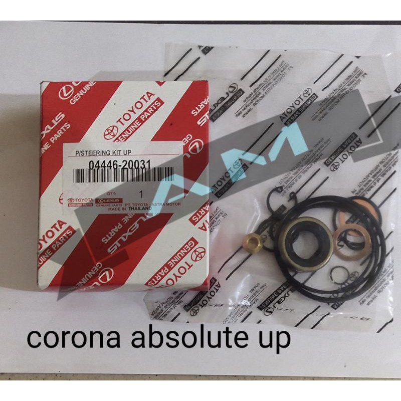 seal pompa power steering atau seal power steering kit atas toyota corona absolute 98