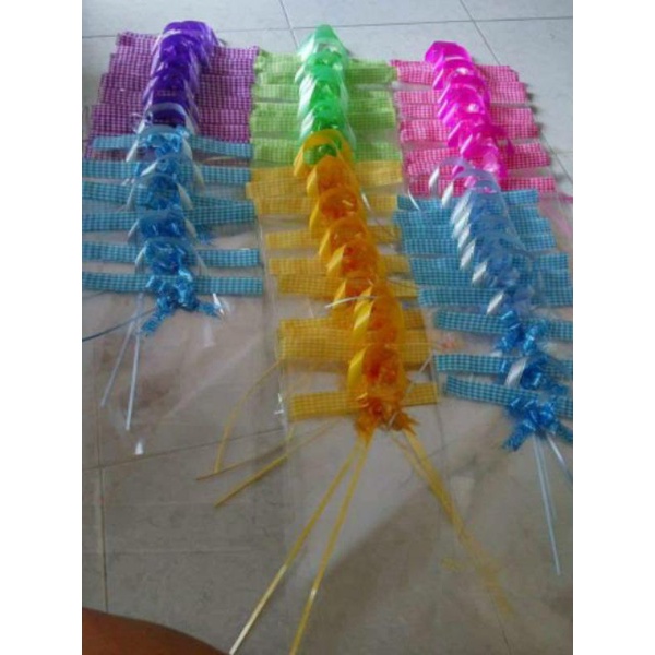 

plastik snack ultah 10pcs free pita serut