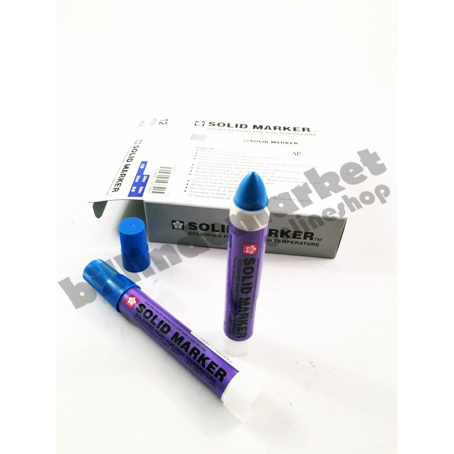 

Spidol Solid Marker SAKURA Blue Biru