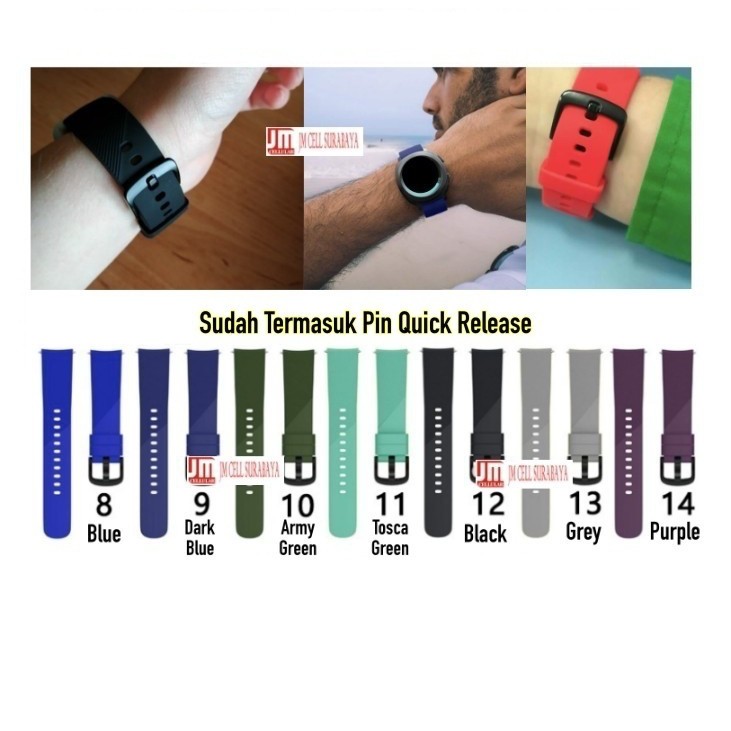 Tali Jam Watch Strap Vyatta FitMe Pro (Kotak) - Sport Rubber Silikon