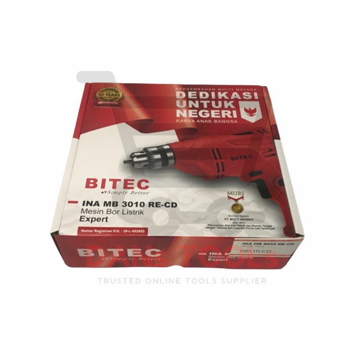 Mesin Bor Listrik BITEC 10mm - Electric Drill - Mesin Bor Tangan