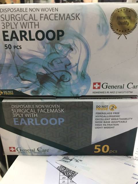 Masker Karet /Masker Earloop General  Care