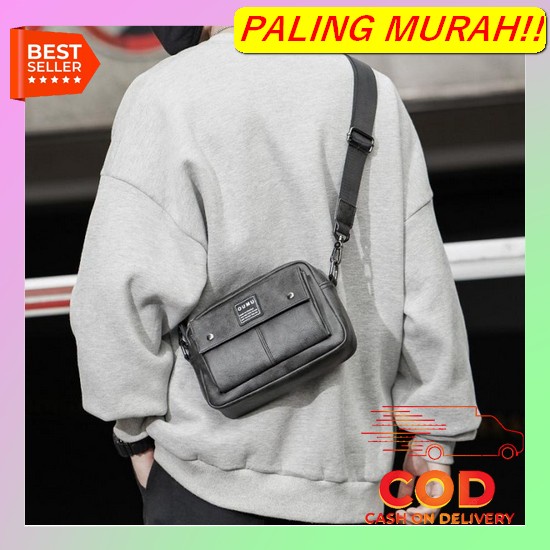 Tas Slempang Pria Terlaris Tas Selempang Pria Distrotas Slempang Pria  Tas Selempang Kulit Pria Slin