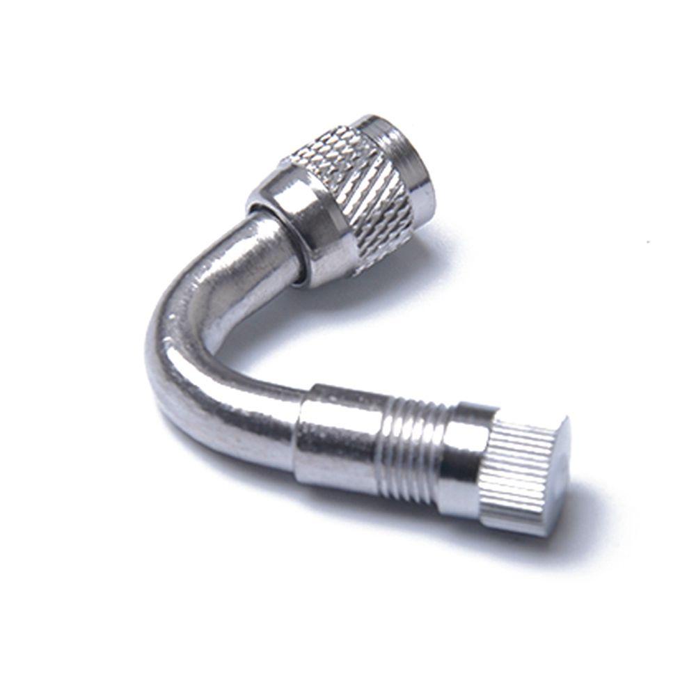 R-FLOWER 1/2pcs Batang Ekstensi Katup Kualitas Tinggi Motor Truk 45/90 /135Derajat Adaptor Untuk Mobil