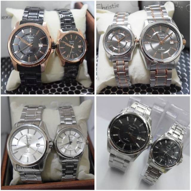 Jam tangan alexandre christie ac8502 couple boleh beli perbiji 8502