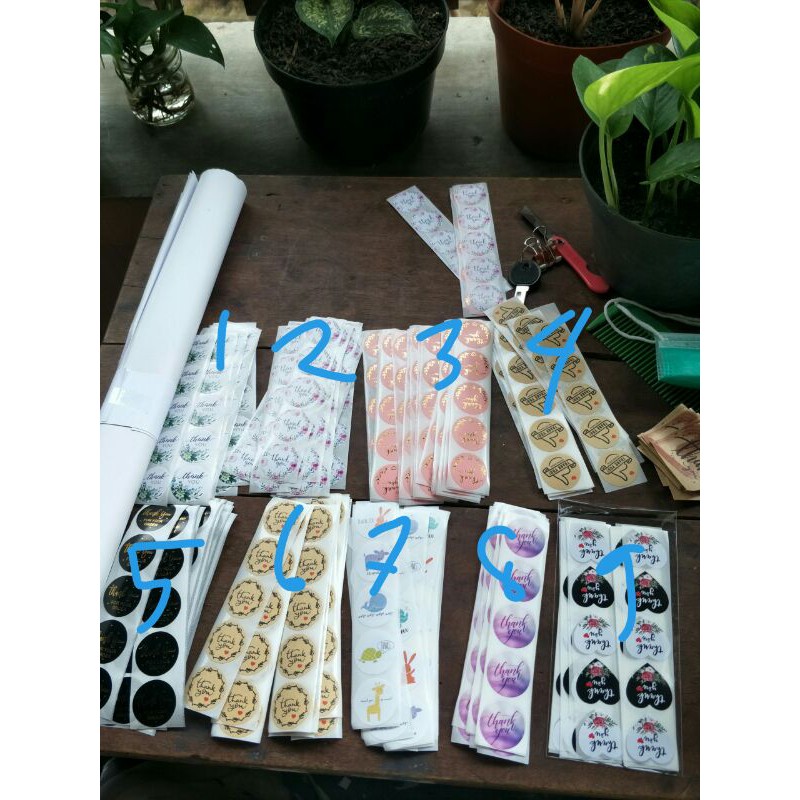 

stiker thankyou