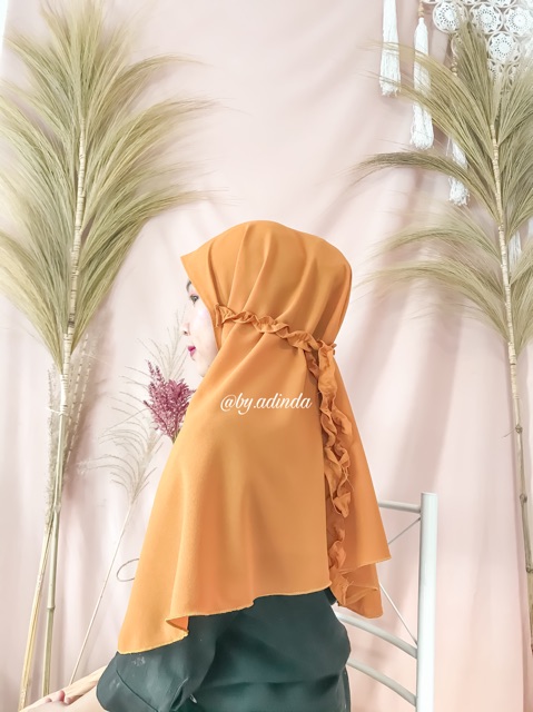 Jilbab Maryam TALI KRIWIL Reborn Bergo Maryam Aisyah Non Pet Hijab instant