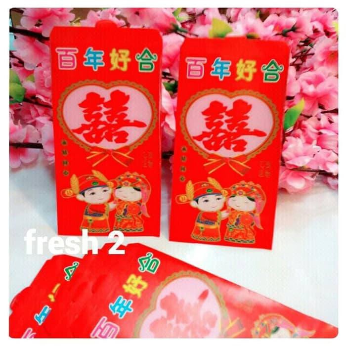 

DISKON SPECIAL angpao shuanxi panjang isi 10 lembaramplop weddingangpao sangjit PROMO