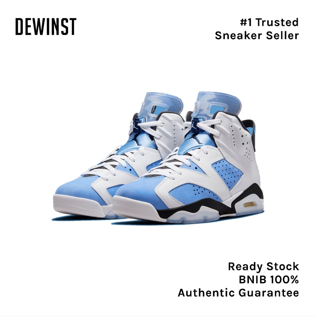 AIR JORDAN 6 RETRO 'UNC Home' BNIB RESMI ORIGINAL