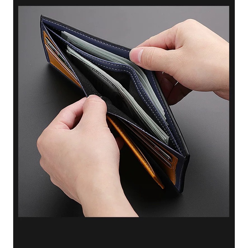 ORIGINAL DEABOLAR DOMPET UANG LIPAT PRIA TEBAL BAHAN SINTETIS K3258 - NezMart COD / BISA BAYAR DITEMPAT