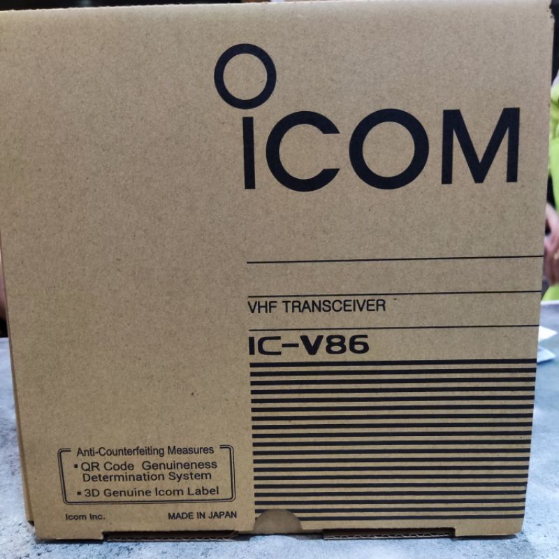 HT ICOM V86 7 watt + Free Headset Earset ORIGINAL Pengganti icom V80 | HT I Com V 86 7 watt walkie talkie handy talkie