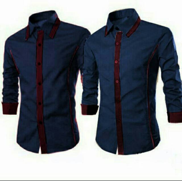 Kemeja Pria ROGER Size M L &amp; XL