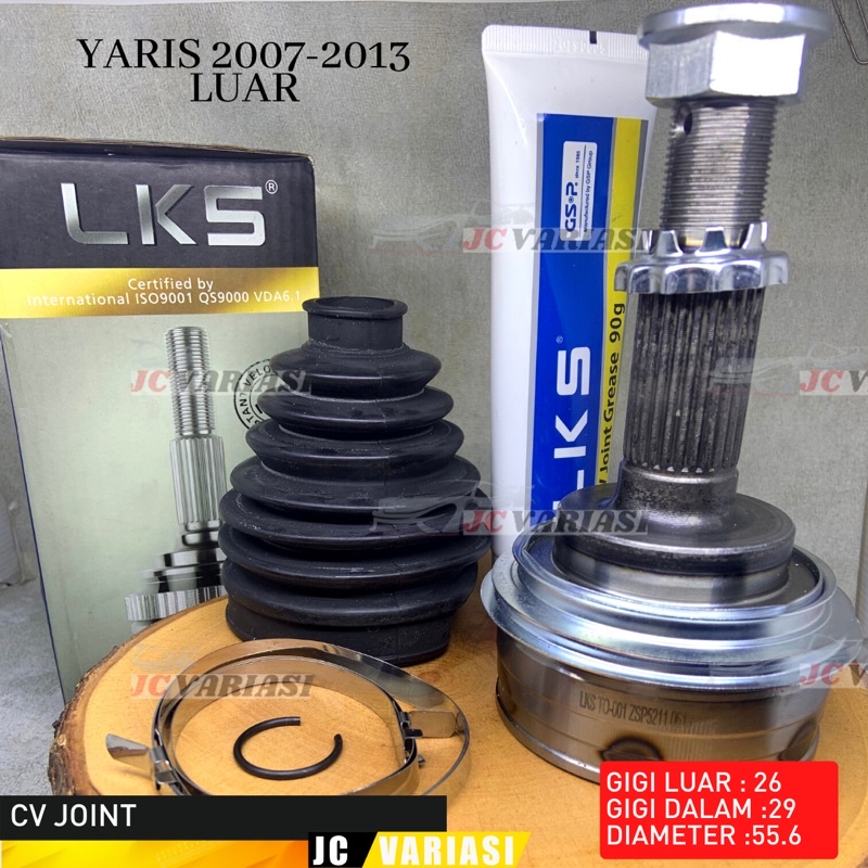 CV JOINT AS RODA LUAR YARIS 2007 2008 2009 2010 2011 2012 2013