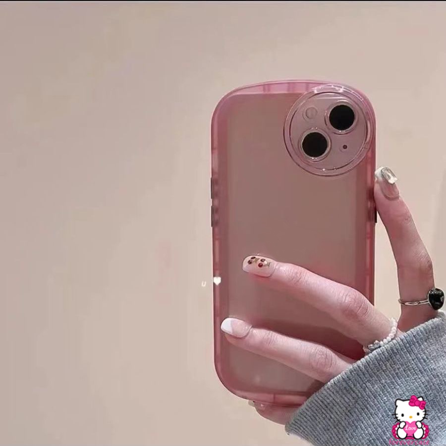 Soft Case Pelindung Lensa Mata Malaikat Warna Permen Macaron Bahan TPU Untuk IPhone XR 11 13 6 6s 7 8 Plus X XS SE 2020