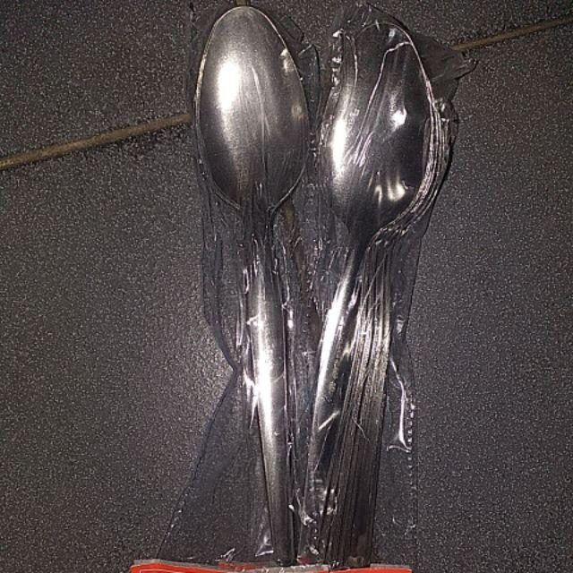 Sendok / Garpu Makan Dewasa Stainless Steel - 12 Pcs ( 1 Lusin )