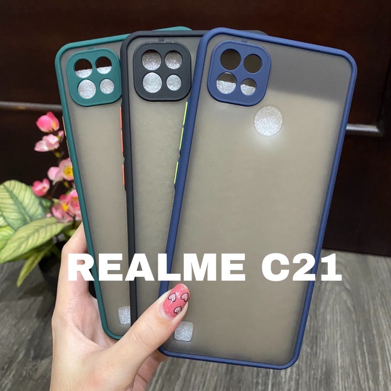 REALME C21 MY CHOICE Case SQUARE Fuze Dove Bumper Candy Lens CAMERA Protector Hard