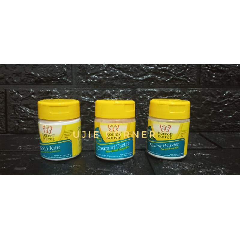 

Baking powder/ Soda kue / Cream of Tartar cap koepoe2