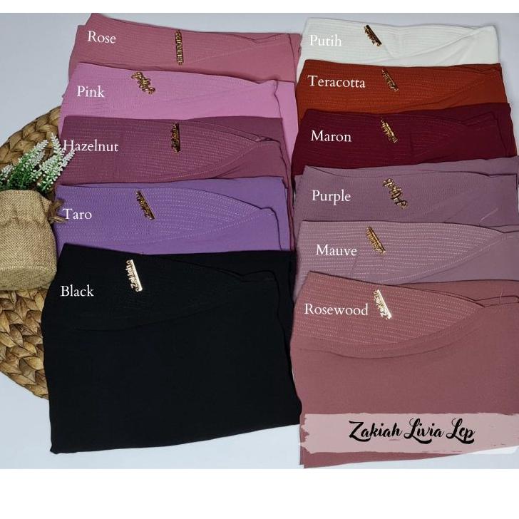 BM.02Jl22ᵞ– Jilbab Khimar Instan Syari Livia Lancip Ori Zakiah