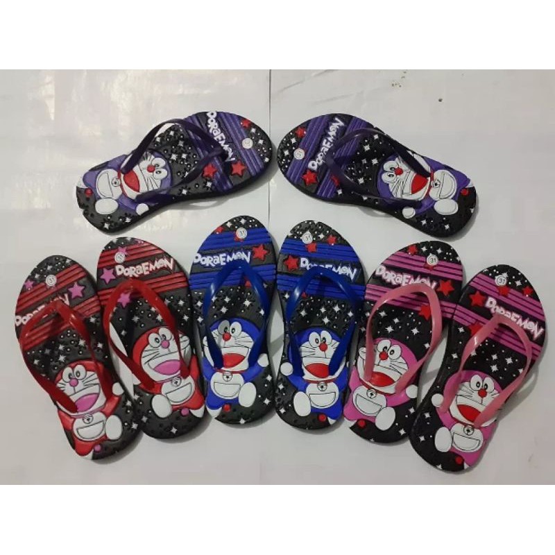 Sandal Anak Perempuan Motif DORAEMON Terbaru