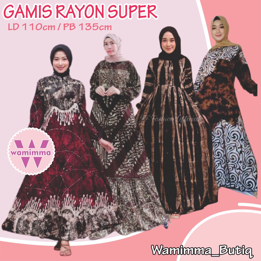 Gamis Rayon Twill Gamis Abstrak Gamis Candi Mekar Gamis Twil Rayon