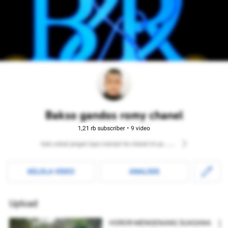 AKUN YOUTUBE 1.000 Subscriber (Vlog) Akun Tahun 2018