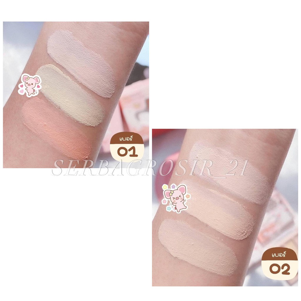 CONCEALER KISS BEAUTY MAKE UP COVER 3 COLOR 23075