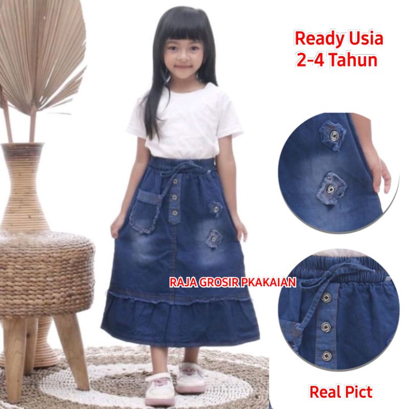 Jy~Rok Jeans Anak Usia 2-4 Thn Jeans Premium