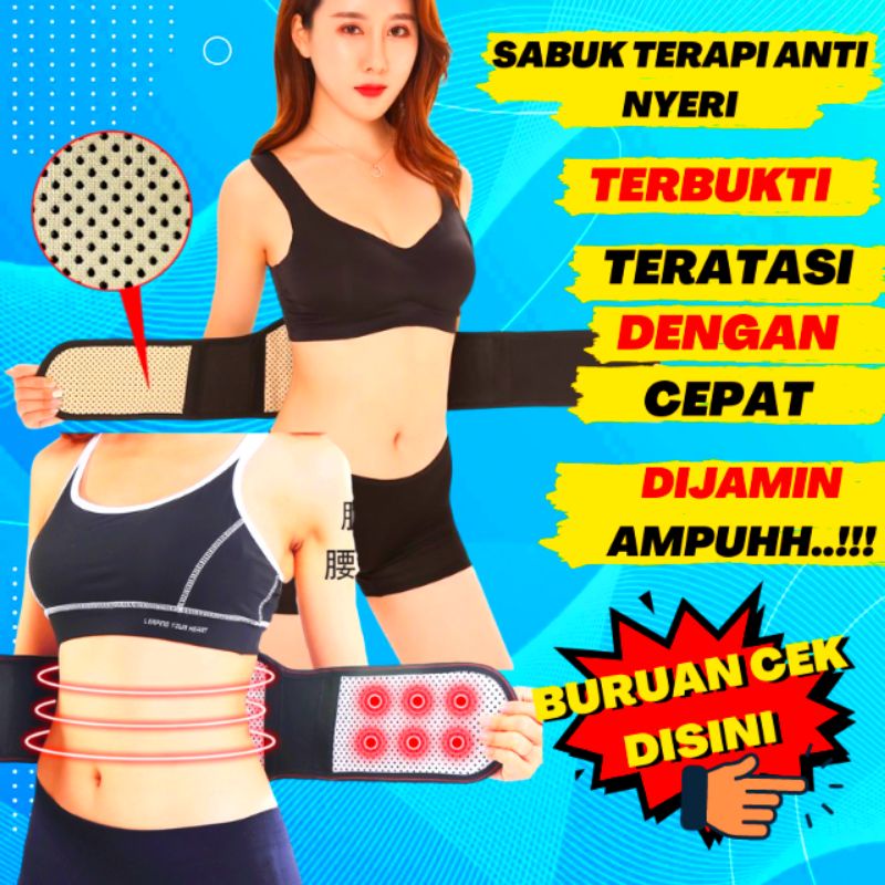 Korset Stagen Sabuk Celana ALat Olahraga Gym Fitnes Yoga Terapi Obat Diet Pelangsing Pengurus Pengec