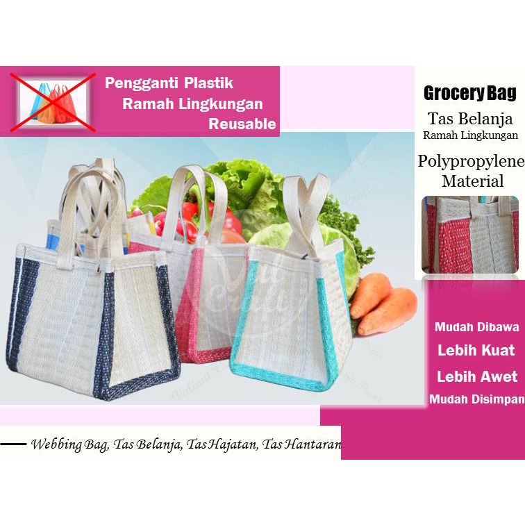 (Lebih Kuat), Tas Anyam, Tas Hajatan, Tas Belanja Pasar, Tas Hajatan Plastik