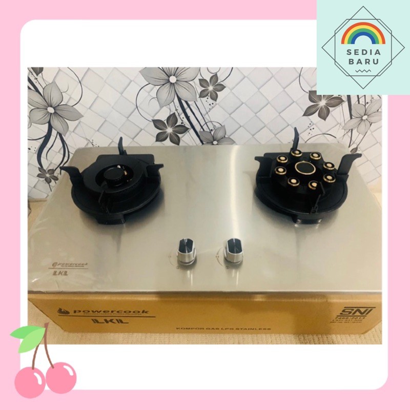 Kompor tanam 2 tungku LKL powercook