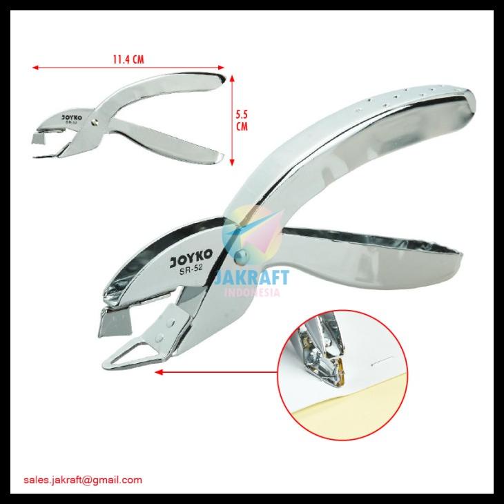 

Pencabut Stapler Staples Staple Hekter Remover Joyko Sr-52 Cepat Tepat Kode 1193