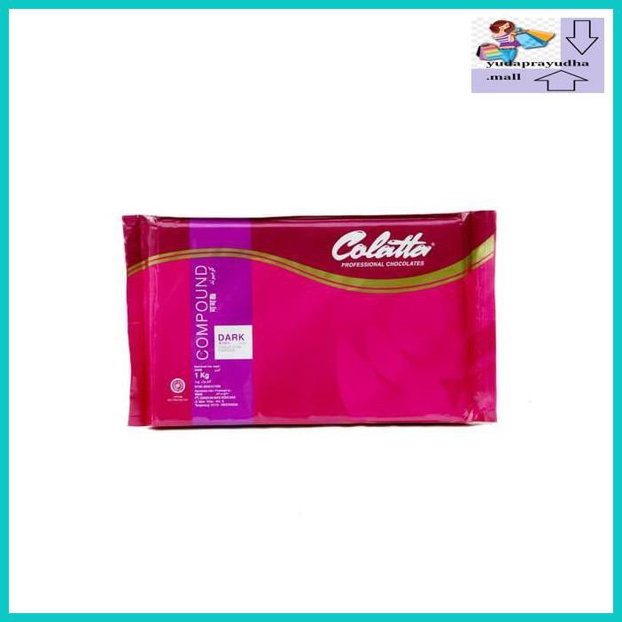 

54Etr7U- Colatta Dark Compound 1 Kg / Coklat Blok Colata Hitam 1Kg 9Uhhjt7-