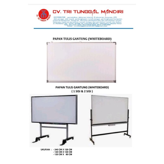 

papan tulis gantung