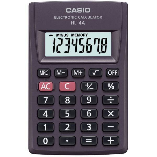 CASIO HL-4A - Kalkulator Saku