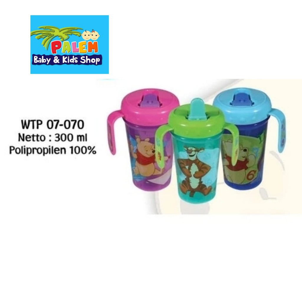 disney botol susu training sip&amp;seal 300ml 07-070